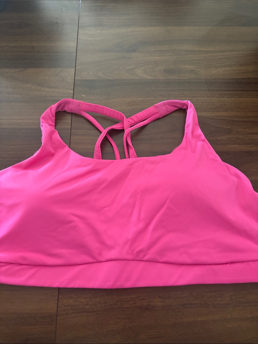 Lululemon Women’s Hot Pink Strappy Sports Bra